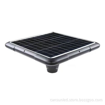 All-In-One IP65 Waterproof 100W Solar-Powered LED Pillar Light for Outdoor Pathways